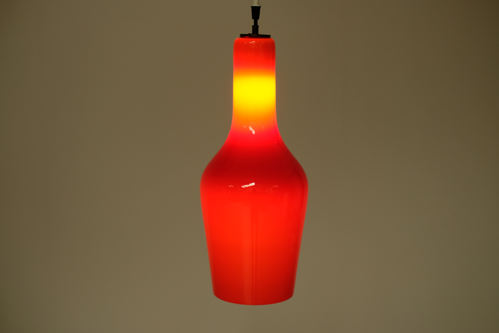 Suspension en opaline Italienne - 1970