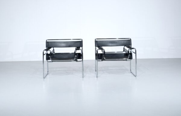 Paire de fauteuils Wassily par Marcel Breuer pour Knoll International - 1990s