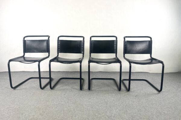 Série de 4 chaises de style S33 par Mart Stam - 1960s