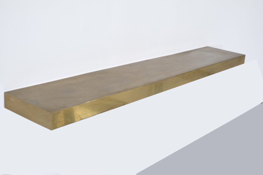 Petite console en Laiton, Italie - 1960s