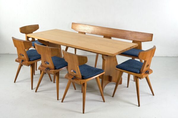 Set de salle a manger par Jacob Kielland Brandt pour I. Christiansen - 1960s.