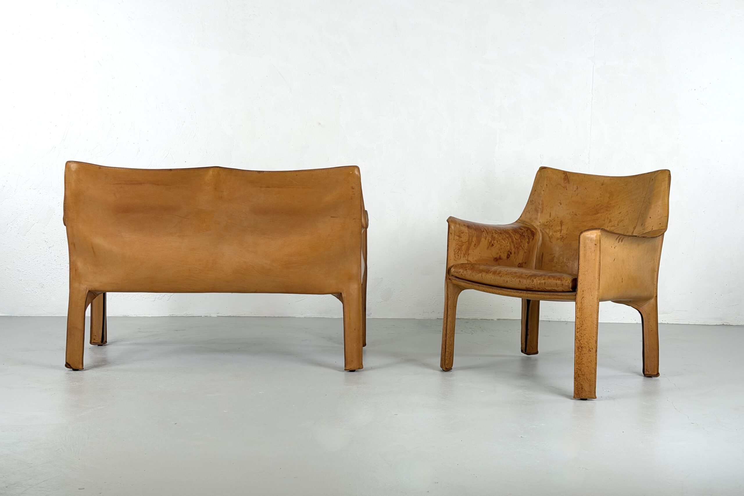 Ensemble composé d'un CAB 413 et d'un CAB 414 par Mario Bellini pour Cassina-1970s – Image 3